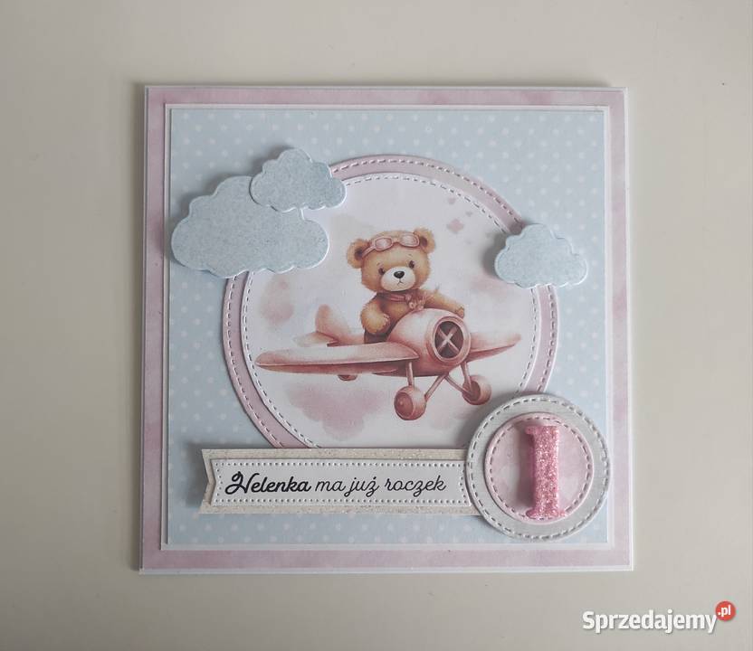 Kartka ręcznie robiona personalizowana urodziny łódzkie Łódź