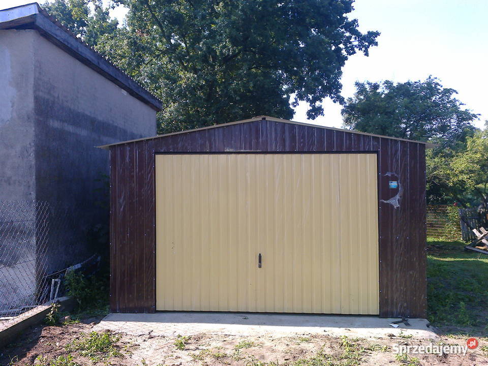 Garaż blaszany 4x5 kolor