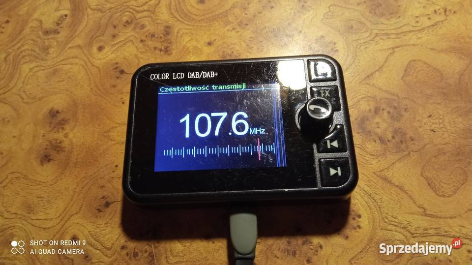 Samochodowy transmiter Dab FM Bluetooth sprzedam Wrocław