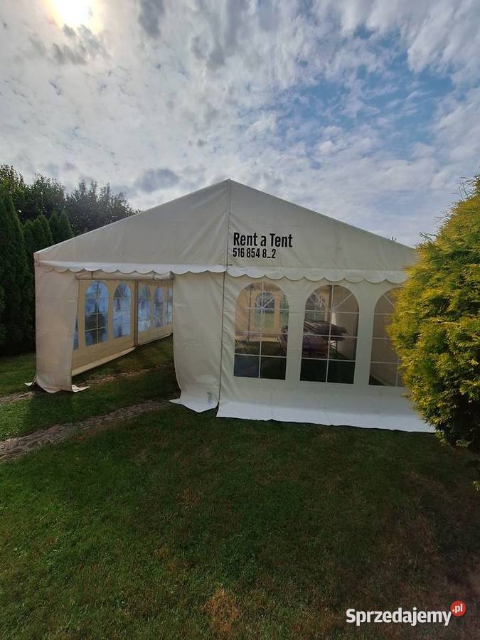 Namioty na komunię w ogrodzie lubelskie Jastków