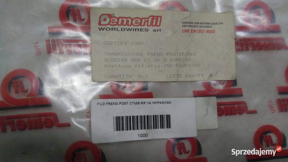 LINKA HAMULCA TYŁ SEMERFIL YAMAHA CT 50 SIRRISO Bielsk Podlaski sprzedam