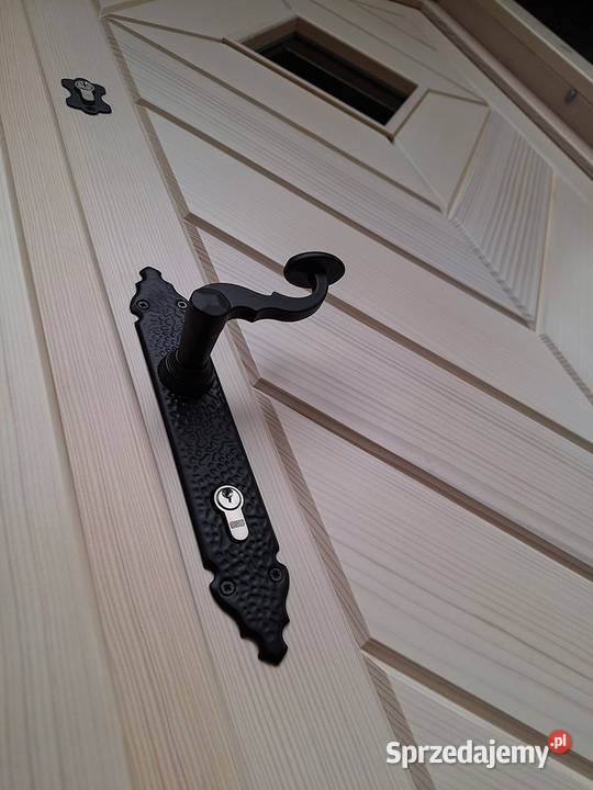 Drzwi Drewniane Wejściowe Zewnętrzne Retro 1 Drzwi zewnętrzne sprzedam