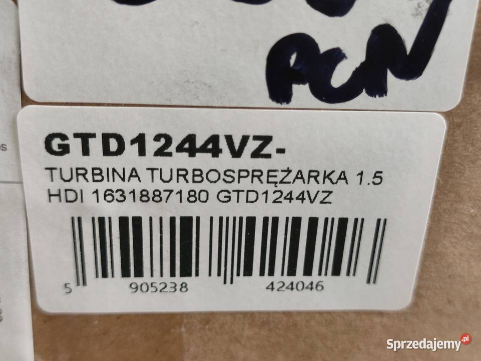 TURBINA CITROEN PEUGEOT 15 HDI 2017 1631887180 osobowe