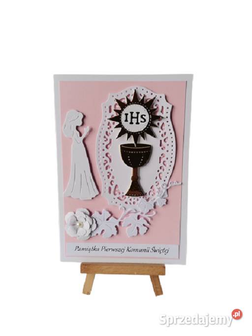 Kartki Pamiątka Komunii Świętej B6 Dziewczynka Poznań