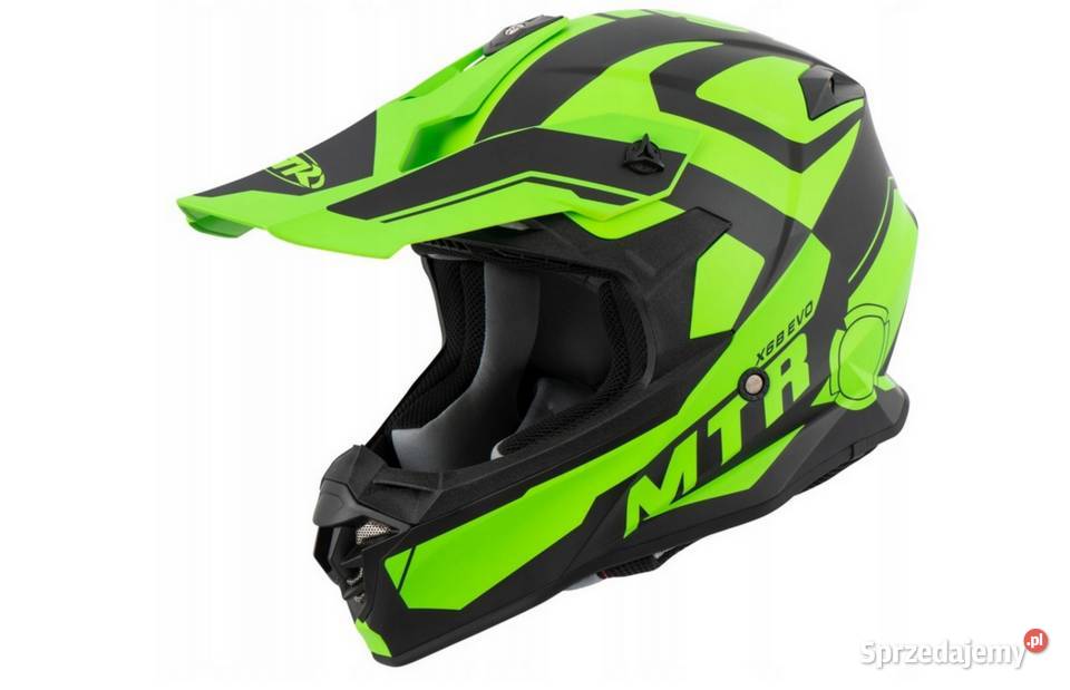 Kask motocyklowy MTR X6B homologacja cross Sosnowiec sprzedam