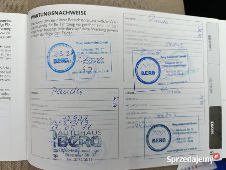 Fiat Panda 12 benzyna 2016 serwisowany 1 nieuszkodzony Koziegłowy