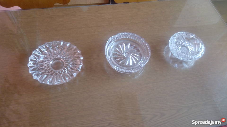 Popielniczki różne przezroczysty Siemianowice Śląskie