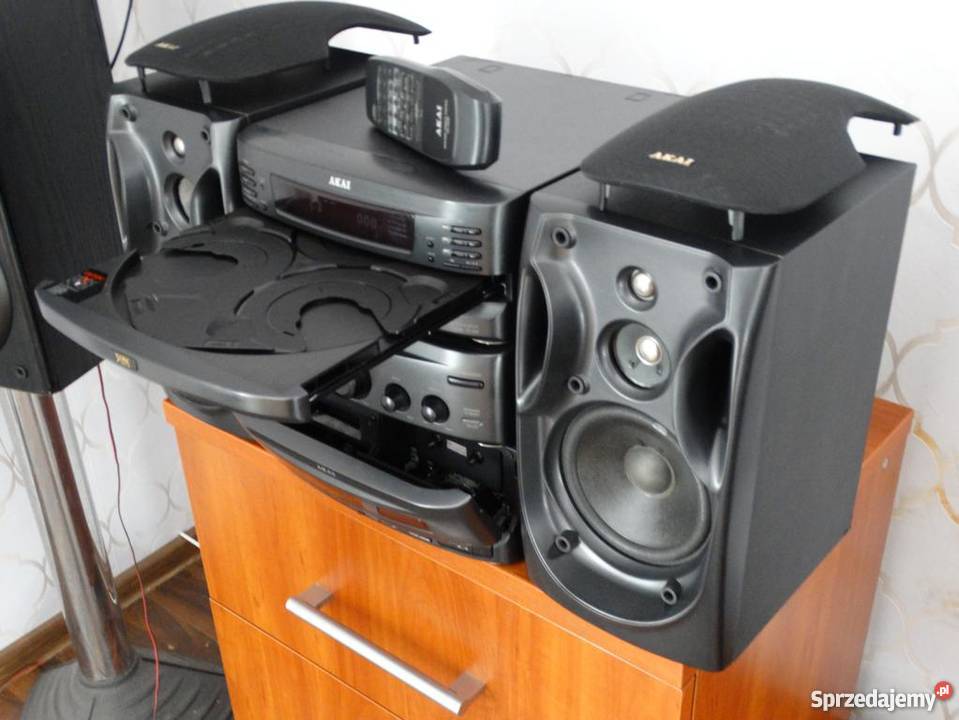 Wieża Akai AX590 kol i pil mocna WYSYŁKA Jasło