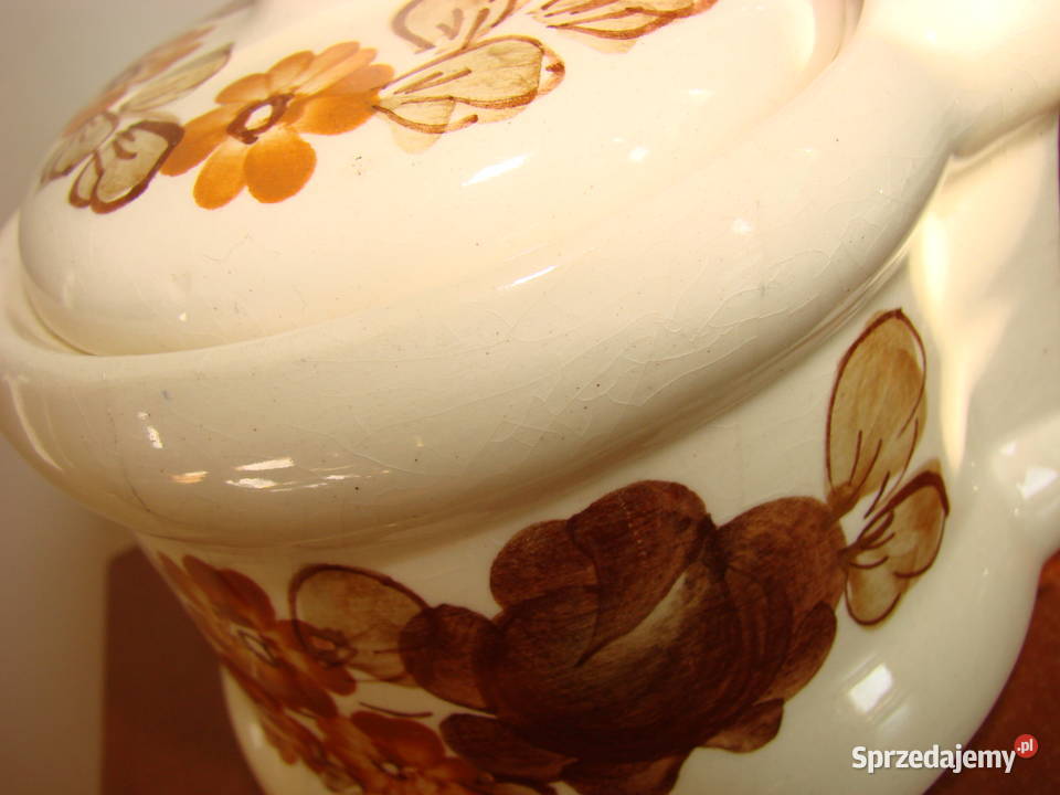 Włocławek fajansowy ścienny pojemnik Pruszcz Gdański