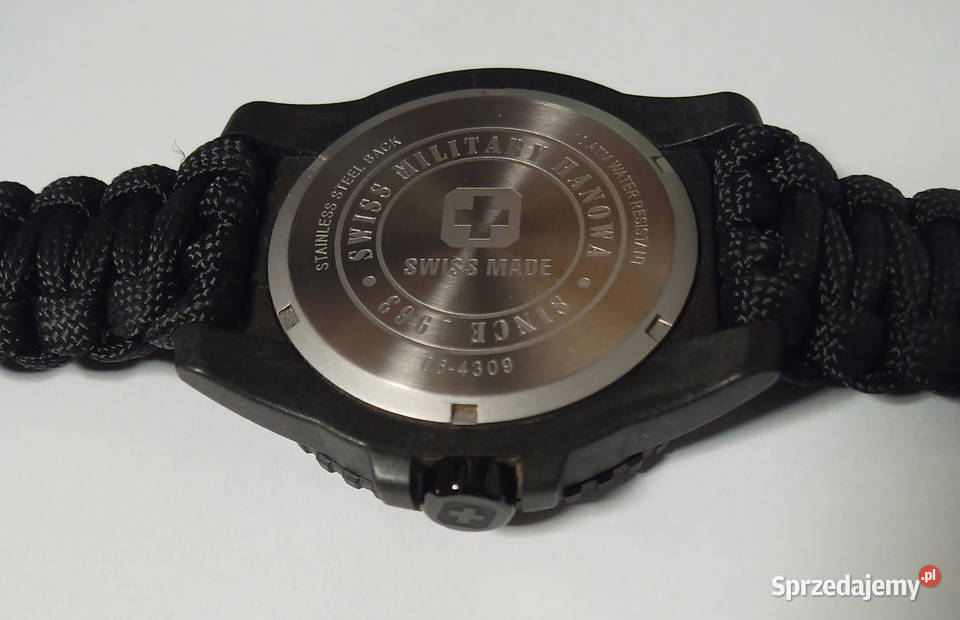 Zegarek szwajcarski SWISS MILITARY HANOWA Black Chorzów
