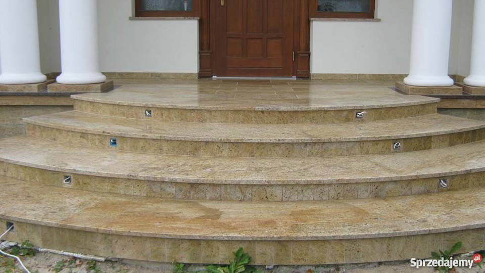 Schody wewnętrzne i zewnętrzne z kamienia lubelskie sprzedam