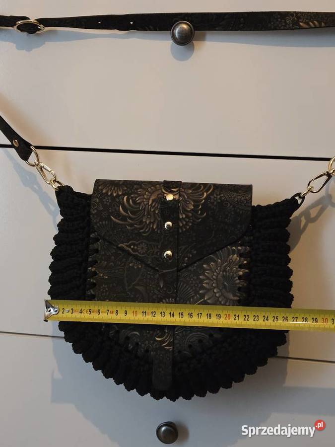 Torebka ręcznie robiona 25cm Ostrów Mazowiecka