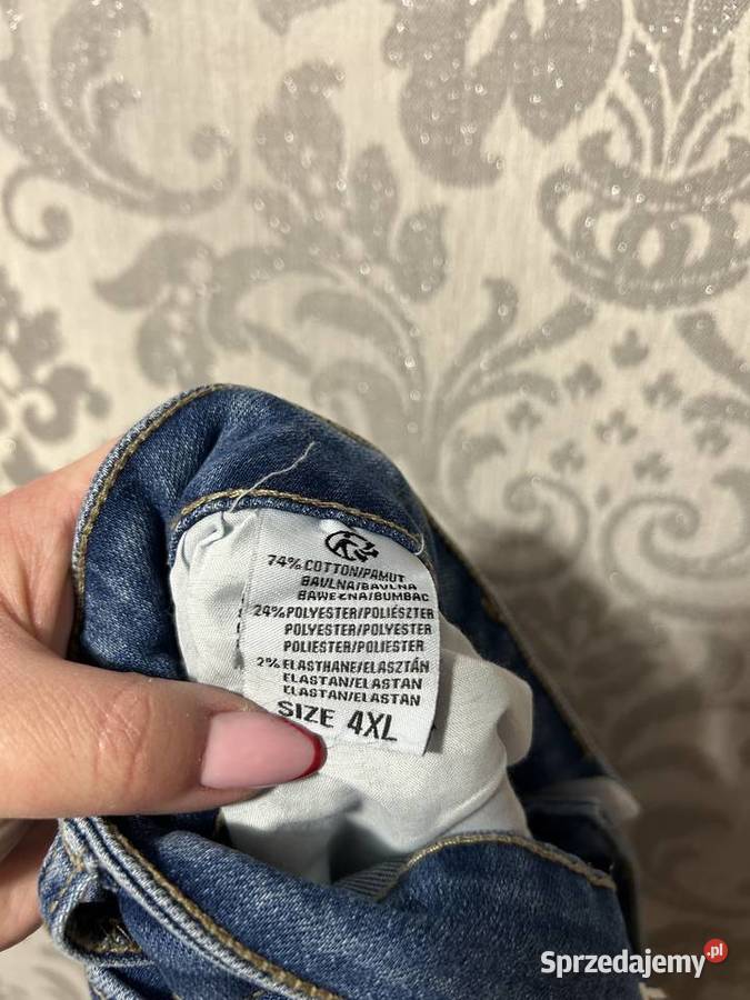 Niebieskie dżinsy Mom Fit 4XL Moon Girl Warszawa