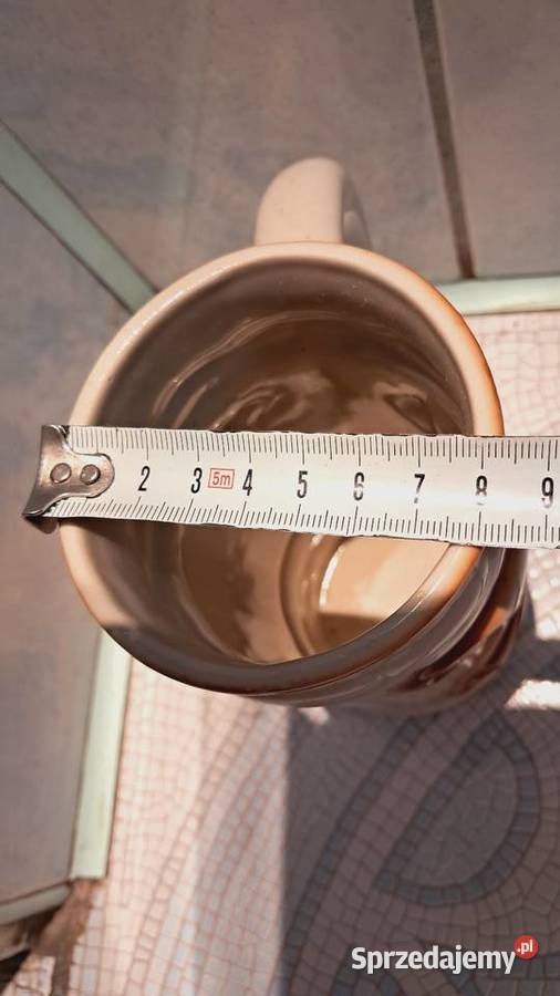 Stary Ceramiczny Kufel Do Piwa Bolesławiec