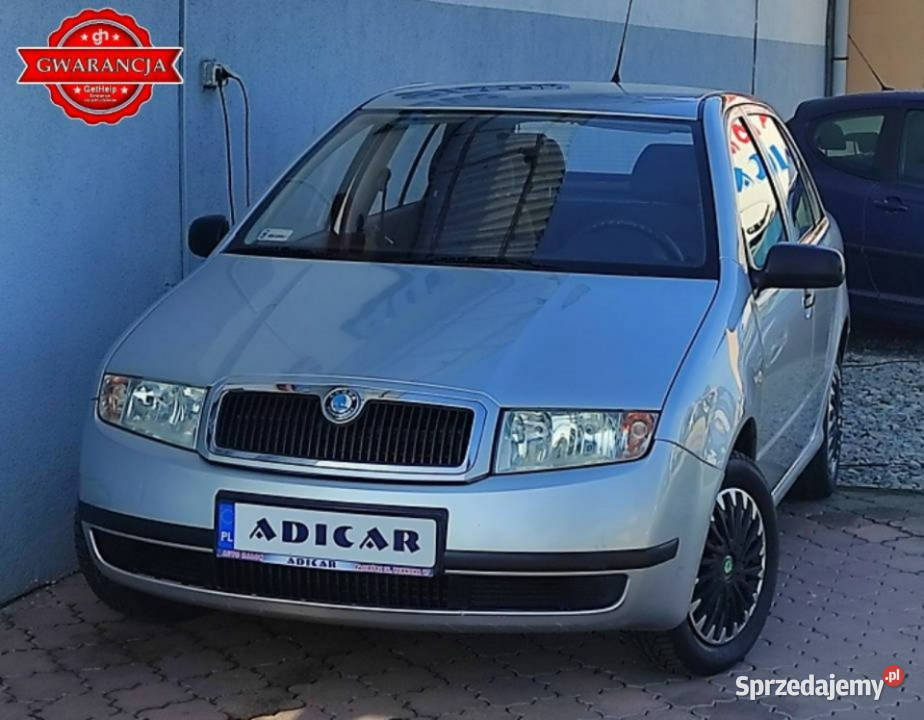 Škoda Fabia 1.4 benzyna, centralny zamek, Isofix, radio CD JVC, zarejestro…