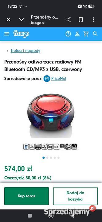 Radio odtwarzacz płyt CD Lenko SCD550 Szczawinek