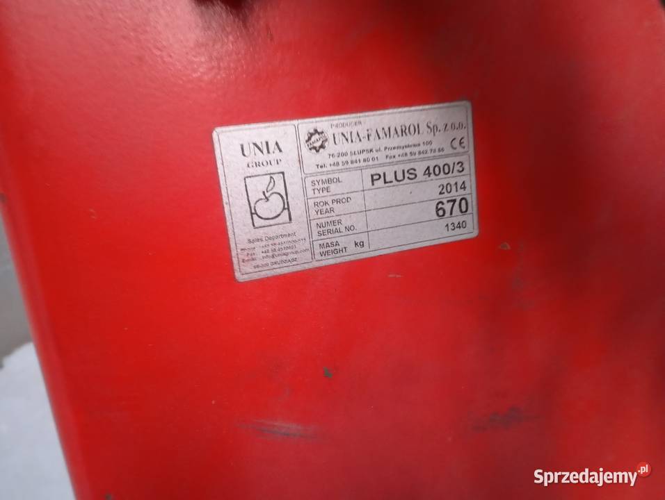 Agregat nabudowany Unia Famarol S 400 Radom