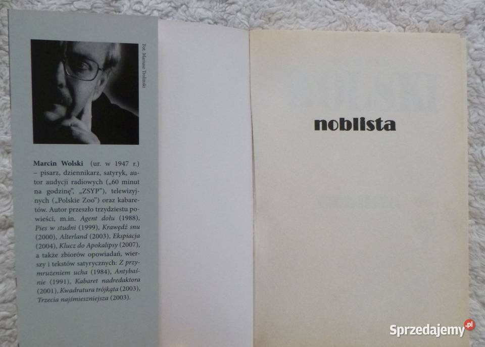 Noblista Marcin Wolski miękka Książki i Podręczniki Warszawa