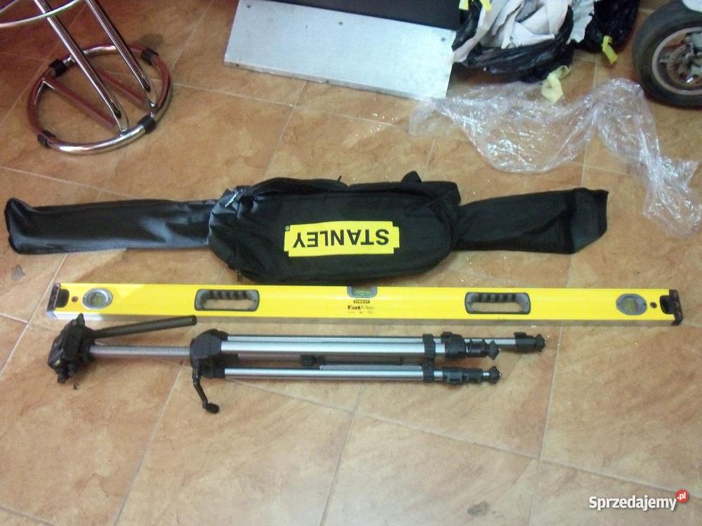 Stanley pion, laser level 120, statyw i poziomica Sprzedajemy.pl