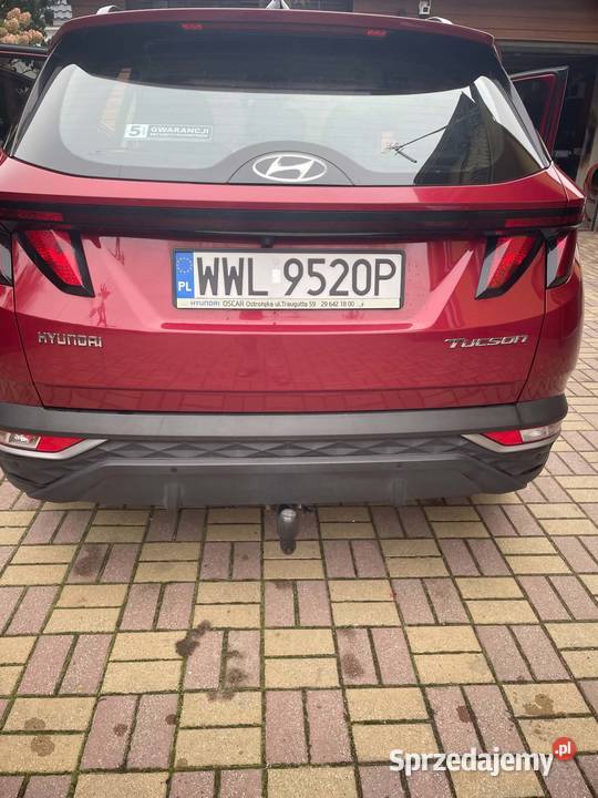 Hyundai Tucson 2021 Rok produkcji 2021 mazowieckie Ostrówek
