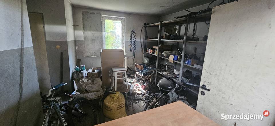 Nieruchomość zabudowana domem warsztatem mieszkalny Łagiewniki sprzedam