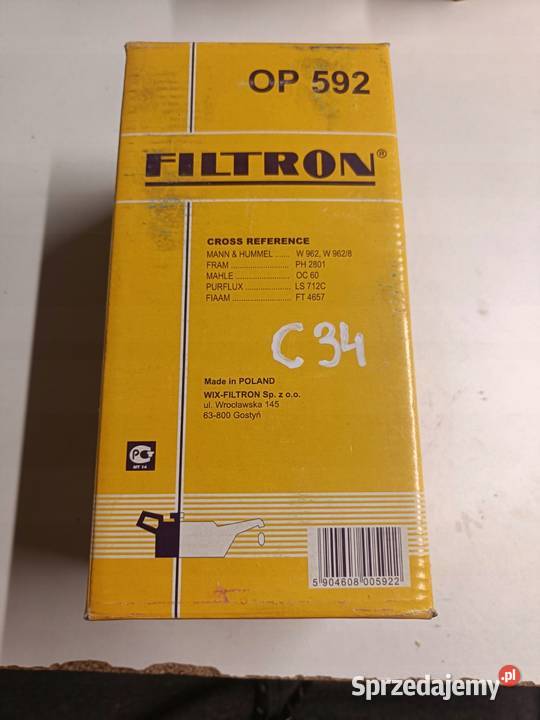 FILTR OLEJU VW Volvo Steyr Neoplan Maz Kramer lubelskie Rudka sprzedam