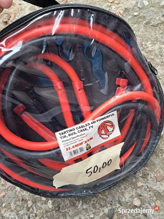 Kable rozruchowe TIR Bus mocne 4 m