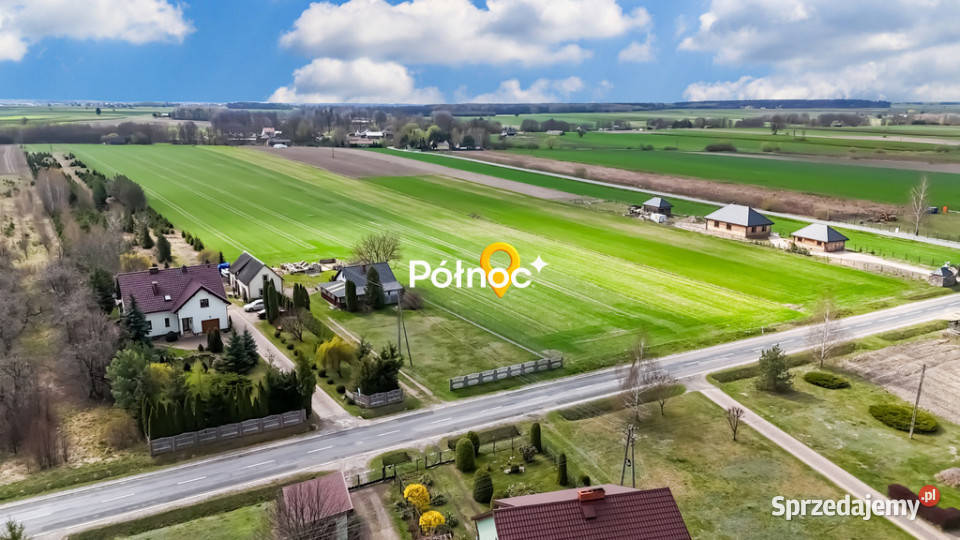 Działka o pwierzchni 2634 m Witoldów asfalt lubelskie