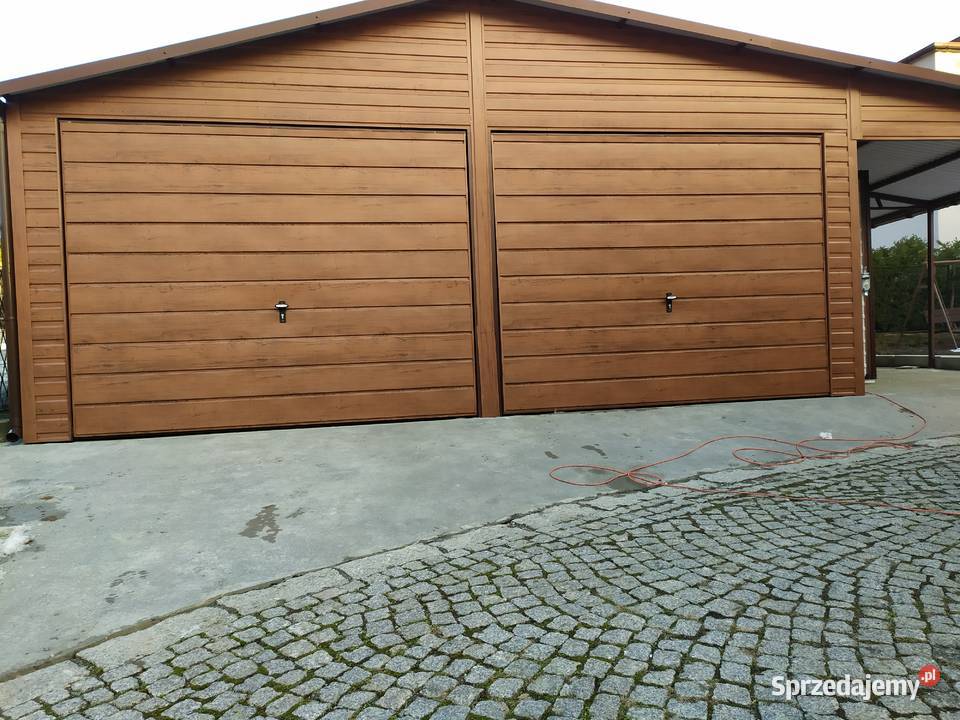 Garaż Blaszany DREWNOPODOBNY 9x6 Garaże Blaszane Gostynin