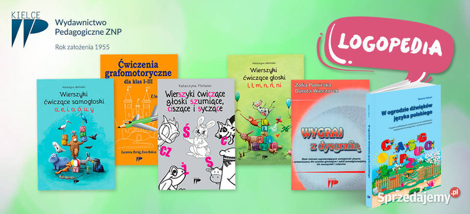 LOGOPEDIA książki logopedyczne dysfunkcyjne Kielce