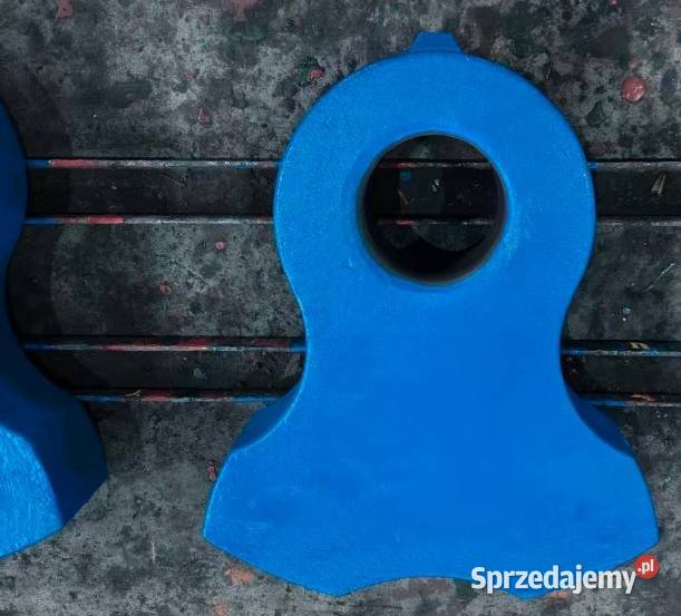 Młotki wysokomanganowe staliwo L120G13 pomorskie