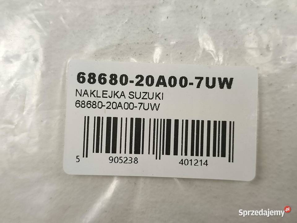 KOMPL NAKLEJEK NA PRAWY BOCZEK SUZUKI RG500 1986 Tapicerki samochodowe Tapicerki samochodowe