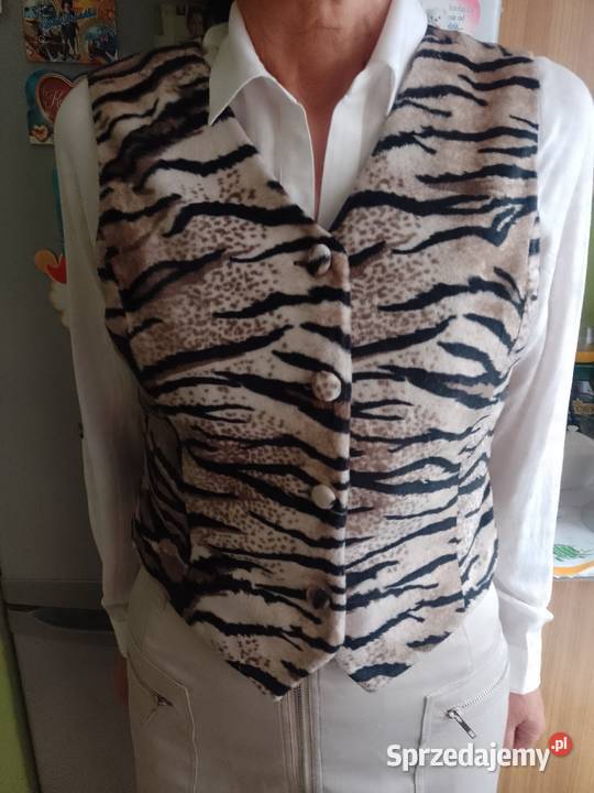 38M Futrzana Kamizelka Garniturowa z Londynu Kraków