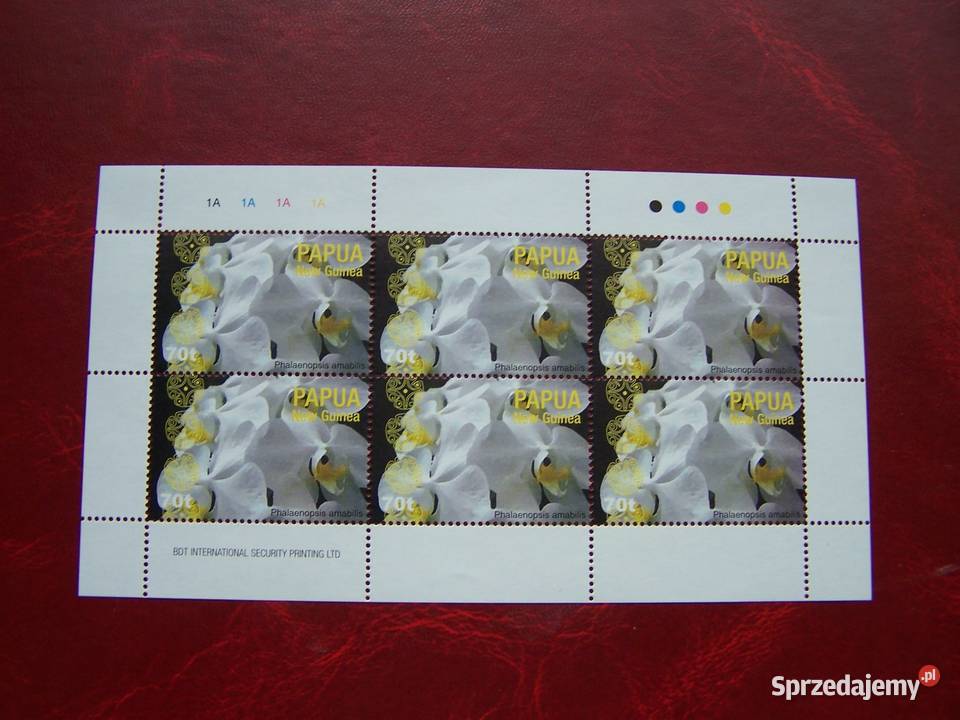 Papua Nowa Gwinea 2004 MNH Flora Kwiaty Orchidea Tychy