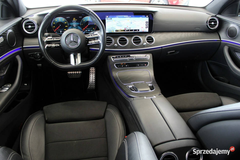 Mercedes E 220 4x4 SalonPL FV23 AMG Night ogranicznik prędkości Sokołów