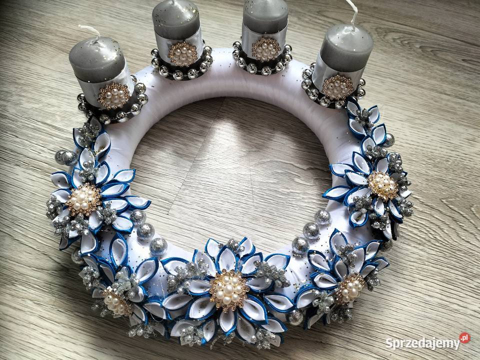 Stroik adwentowy niebieski lubuskie Gorzów Wielkopolski