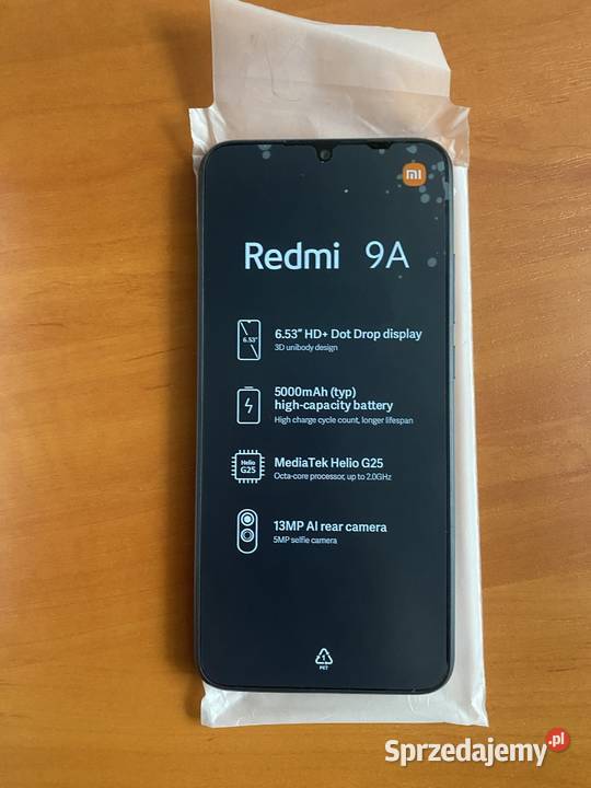 NOwy Red mi 9A 2 GB szary Nowy lubuskie Lubniewice sprzedam