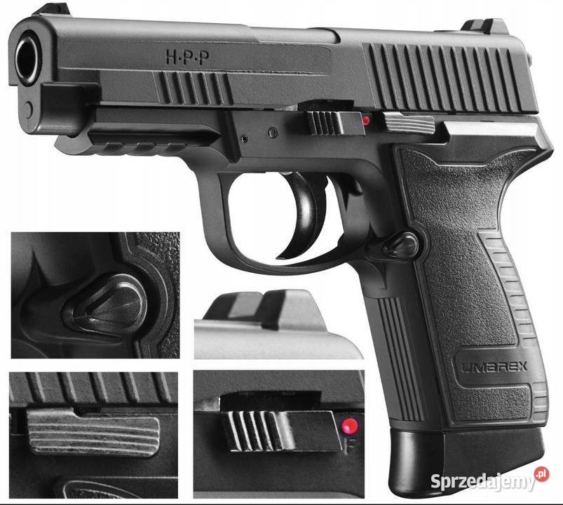 Pistolet wiatrówka Umarex HPP 45 mm na śrut BB i Sport i Wypoczynek