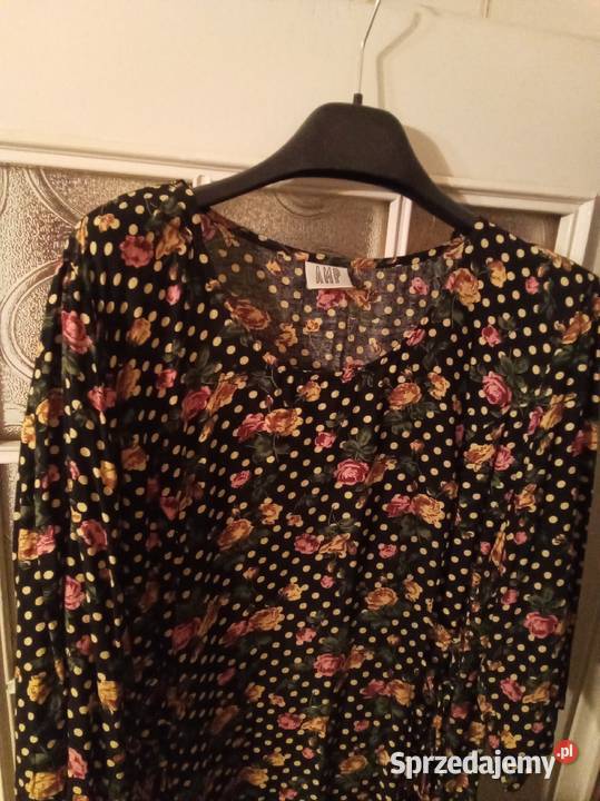 sukienka firmy AMP w róże Vintage mazowieckie Warszawa sprzedam