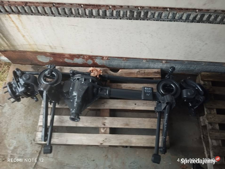 PRZEDNI MOST PRZÓD KOMPLETNY DODGE RAM 2500 IV osobowe Mosty Mojusz sprzedam