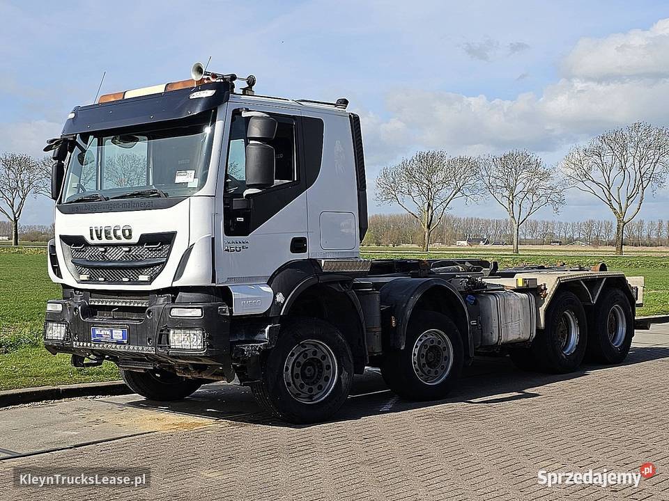 Iveco AT410T45 TRAKKER 8X4 INTARDER hakowiec Samochody ciężarowe pomorskie