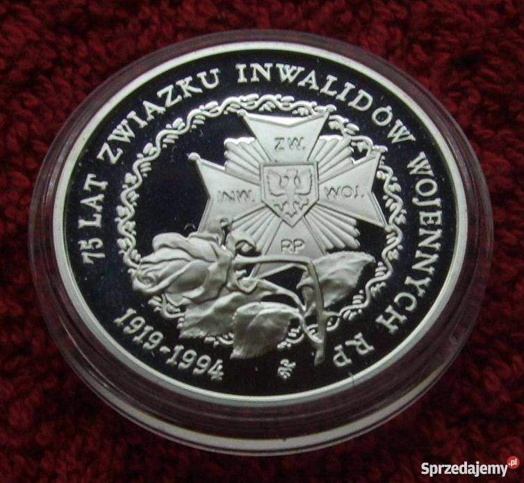 MONETA 200000 ZWIĄZEK INWALIDÓW WOJENNYCH 1994 Katowice