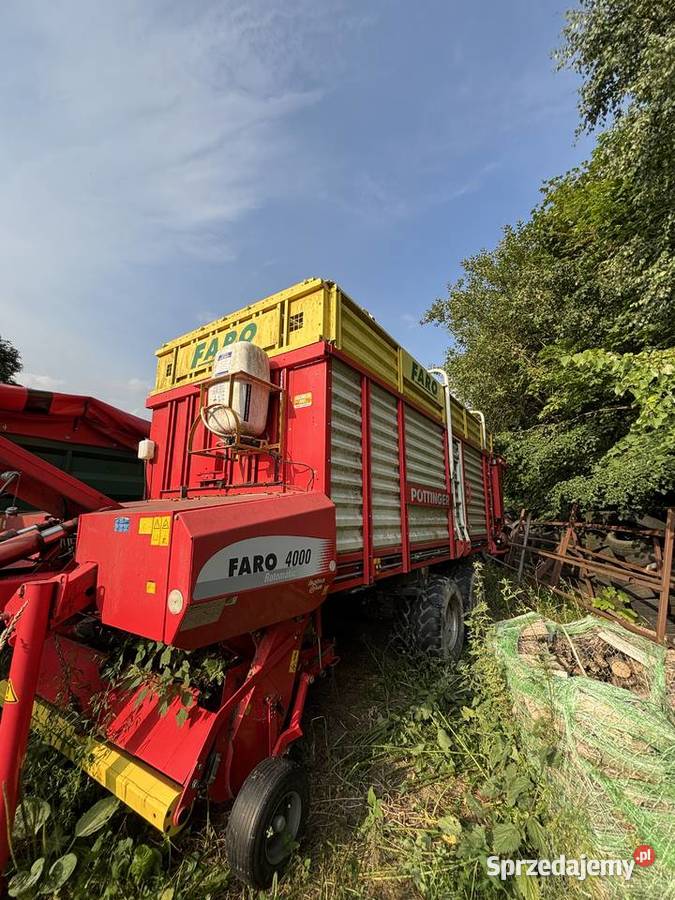 Przyczepa samozbierająca Pottinger FARO4000 nieuszkodzony Pawłowo