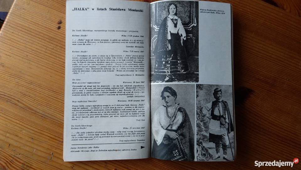 PRL Halka Moniuszko Teatr Wielki Program 1985 Sieradz