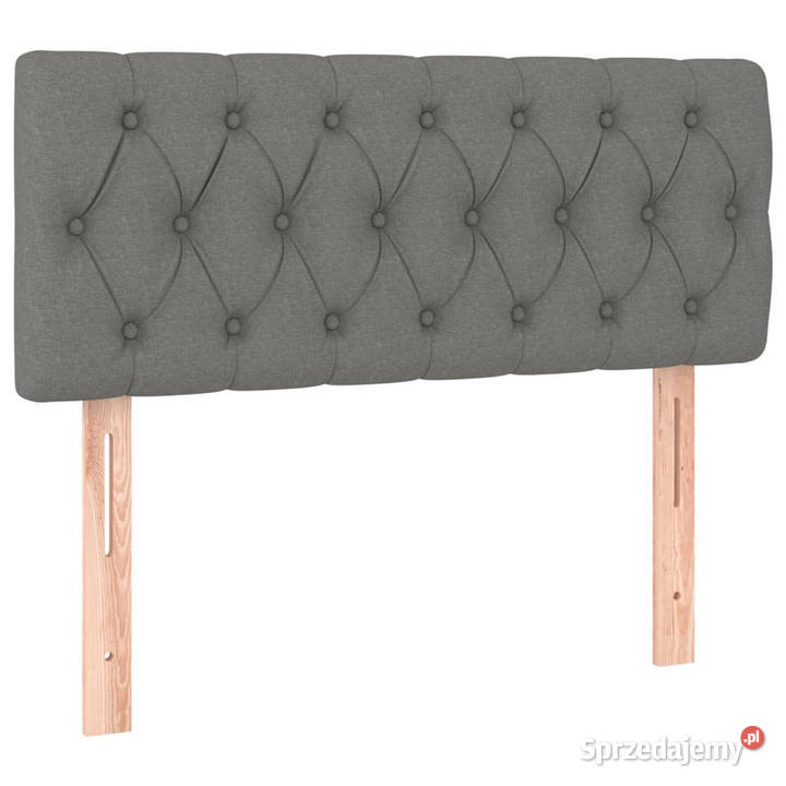 Zagłówek do łóżka z LED ciemnoszary 100x7x7888 Warszawa