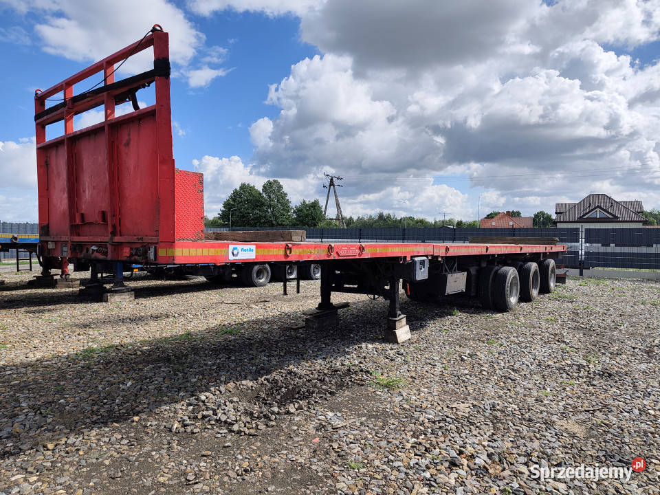 Naczepa platforma rozsuwana NOOTEBOOM OVB48VV 36000kg łódzkie Twardosławice sprzedam