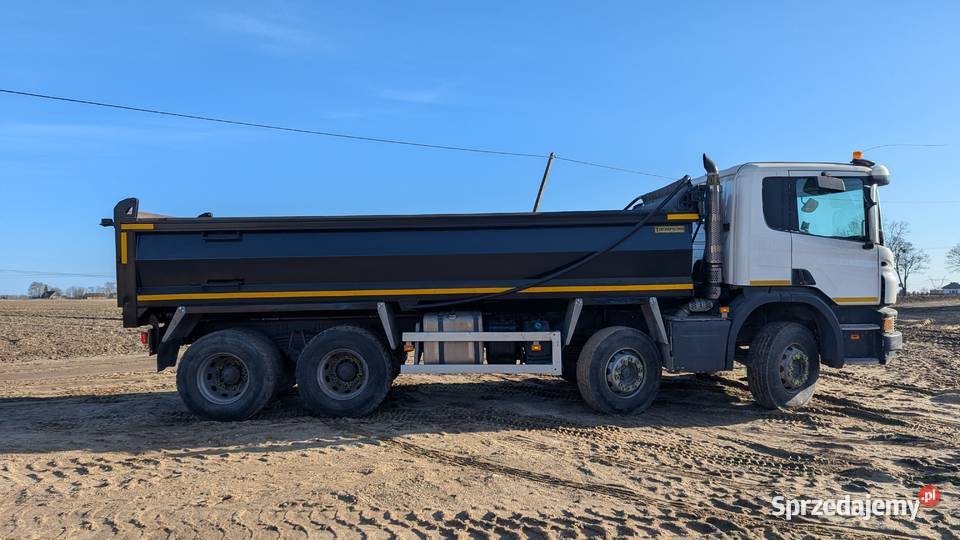 Scania P410 wywrotka 8x4 automatyczna plandeka 410KM Wywrotki mazowieckie sprzedam