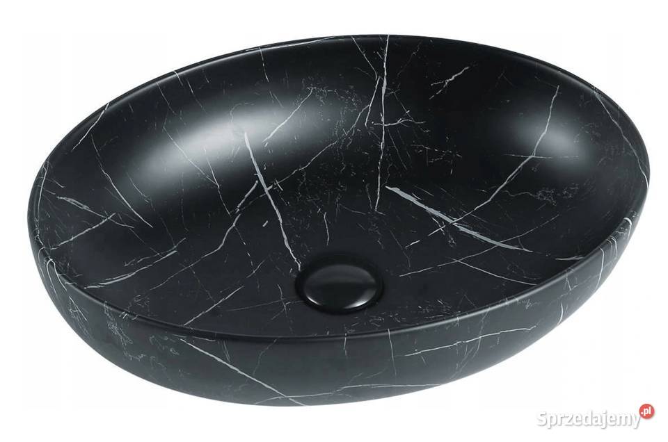 UMYWALKA ceramiczna Czarna black CZARNY KAMIEŃ