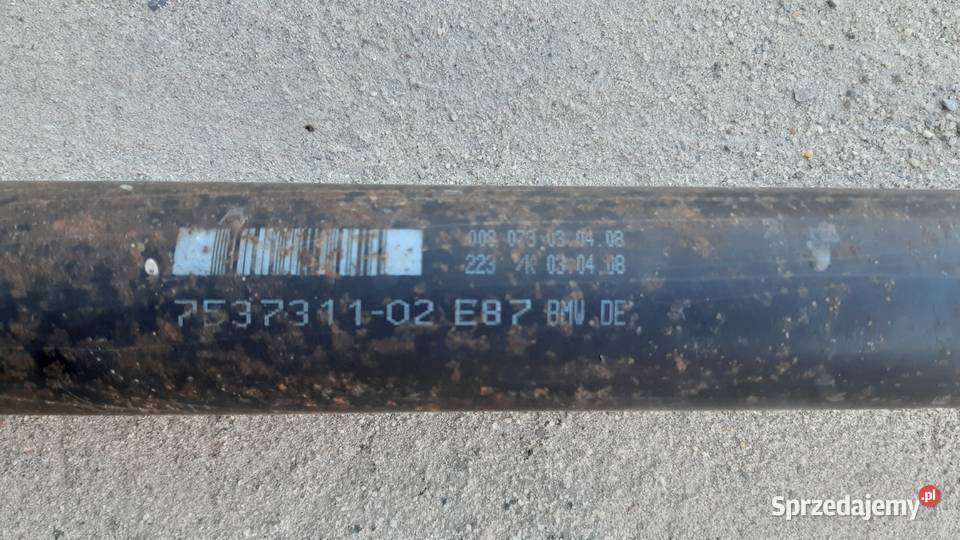 Wał napędowy BMW e87 benzyna