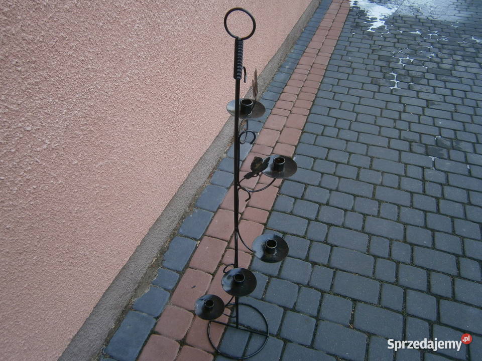 stary świecznik metalowy Siedlce